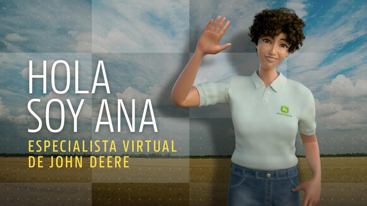 Presentación de Ana, la nueva especialista virtual de John Deere