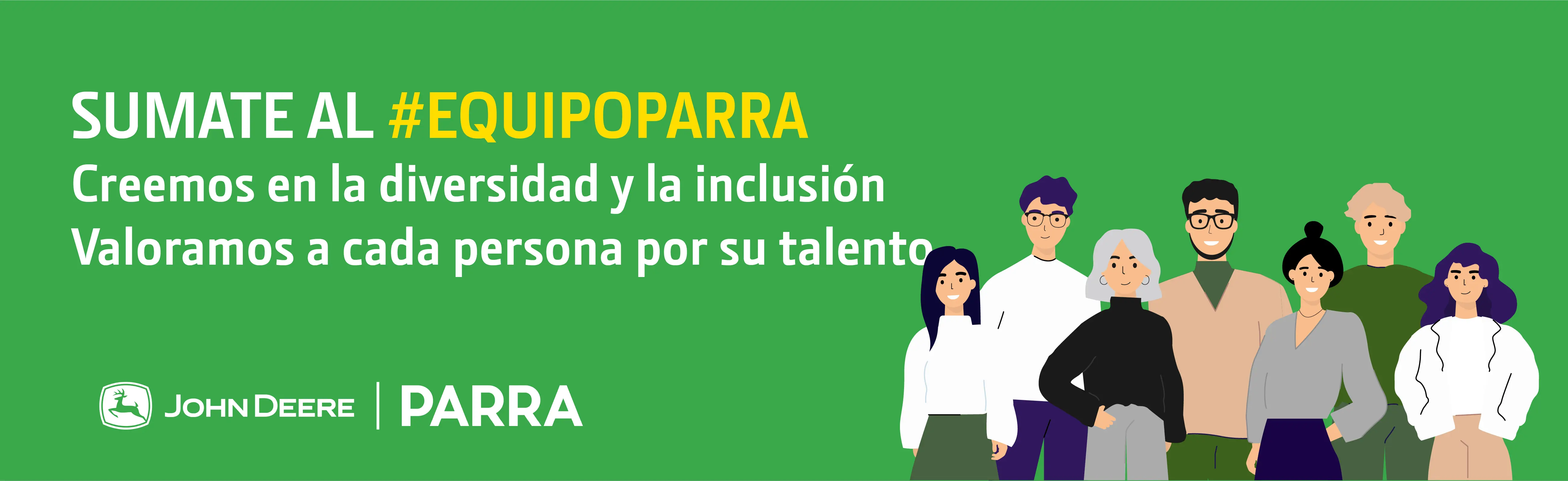 Sumate a un equipo que valora la diversidad